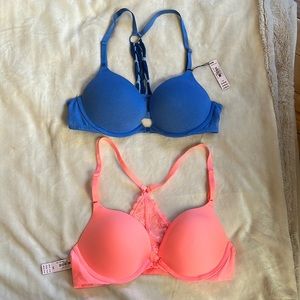 2 Victoria’s Secret bras. Size 34B